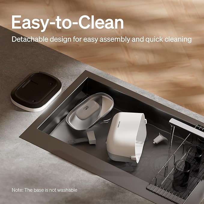 PETLIBRO Cat Water Fountain, Cordless Pet Water Fountain Battery Operated, 2.5L/84oz Dockstream Water Fountains for Cats Indoor, Cat Fountain with Stainless Steel Tray, Easy to Clean BPA-Free