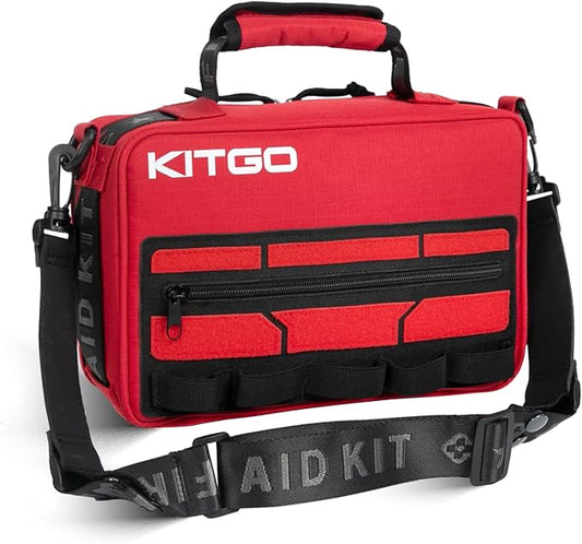 Large First Aid Kit，Molle System Detachable Multi-Purpose Emergency Medical Kit for Home, Car, Camping Outdoor Emergency.