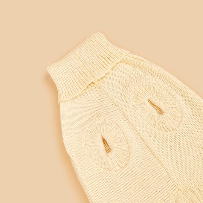 Dog Sweater for Small Medium Large Dogs - Warm Winter Turtleneck Knit Dog Sweaters Soft Pet Cat Clothes Christmas Coat Indoor Outdoor Use for Puppy Kitten Male Female Girl Boy Pets