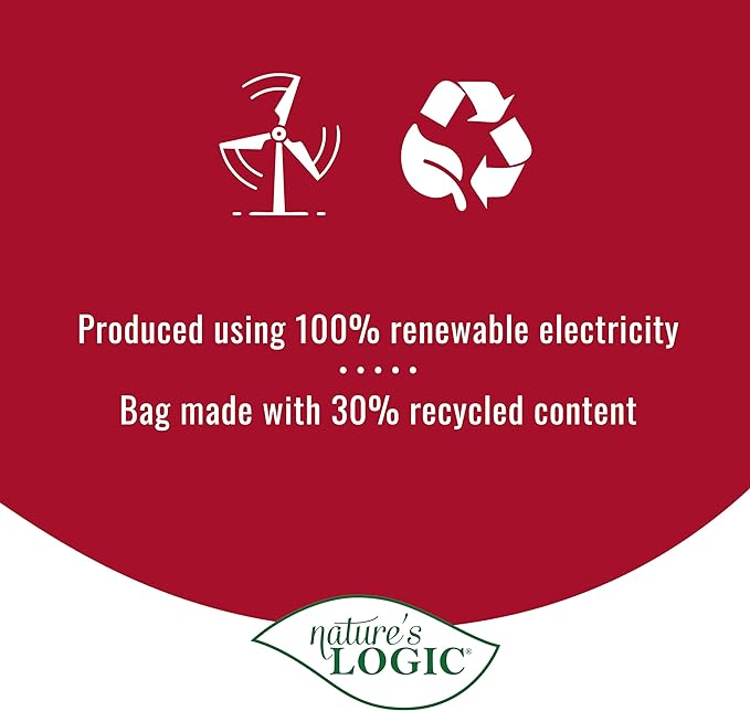 NATURE'S LOGIC Dry Dog Food - 100% Natural - No Synthetics - for All Ages, Sizes, Breeds - Free from Common Allergens, High Protein - Beef Meal Feast, 25lbs