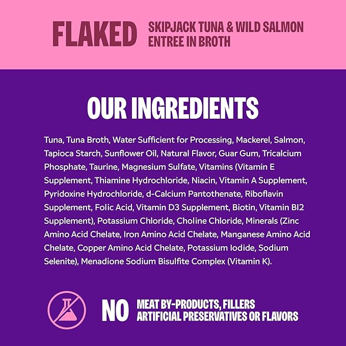 Wellness CORE Signature Selects Flaked Adult Wet Cat Food, Natural, Protein-Rich, Grain Free, 5.3 Ounce, 12 Pack (Skipjack Tuna & Wild Salmon)