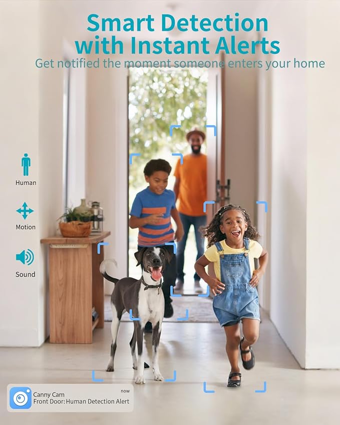 VIMTAG 2.5K Indoor Cameras for Home Security 2-Pack, 360° Pet Camera, 5G/2.4G WiFi Baby Monitor with Phone App/Speaker for Dog Cat, Motion Tracking, Free AI Detection, Night Vision, SD/Cloud Storage