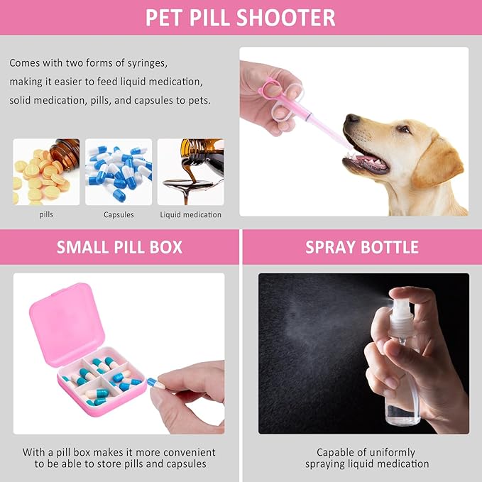 136pcs Dog First Aid Kit - Pet First Aid Kit for Dogs and Cats Pet First Aid Supplies for Car Traveling Home