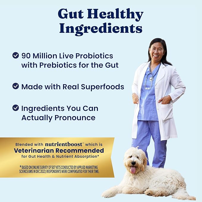 Solid Gold Bison Dry Dog Food for Large Dogs – High Protein, Whole Grain Kibble with Real Bison, Brown Rice & Omega 3 – Large Kibble w/Probiotics for Gut Health - Adult Dog Food - Nutrientboost™–22LB