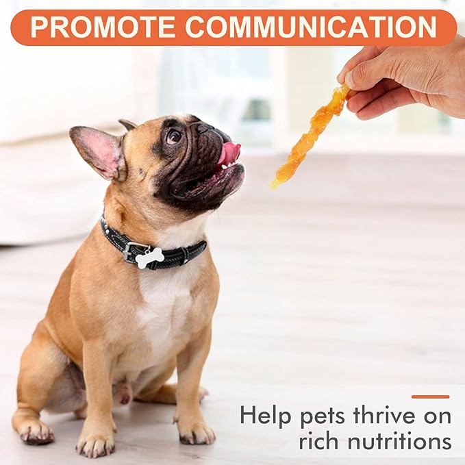 MON2SUN Rawhide Free Dog Treats Chicken Wrapped Cod Sticks for Small Dogs Healthy Training Treats Soft Snacks (8.82 Ounce -Pack of 1)