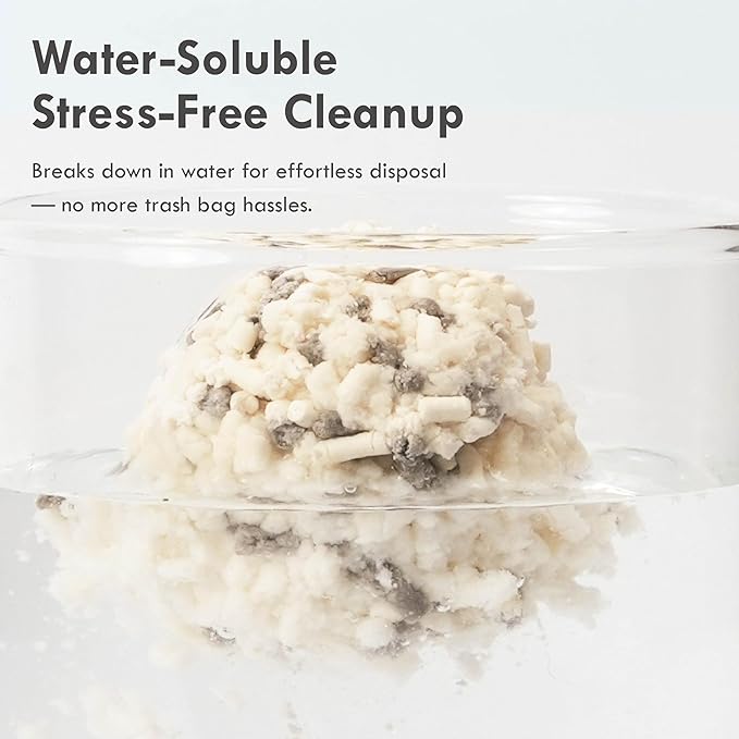 Lady N Tofu Cat Litter, Strong Clumping Ultra Absorbent Natural Litter, Dust-Free Low Tracking Cat Litter Pellets, Enviro-probiotic and Activated Carbon for Odor Control 18lb (Boba Tea+ Unscent)