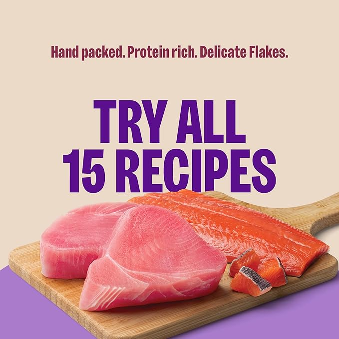 Wellness CORE Signature Selects Flaked Adult Wet Cat Food, Natural, Protein-Rich, Grain Free, 5.3 Ounce, 12 Pack (Skipjack Tuna & Wild Salmon)