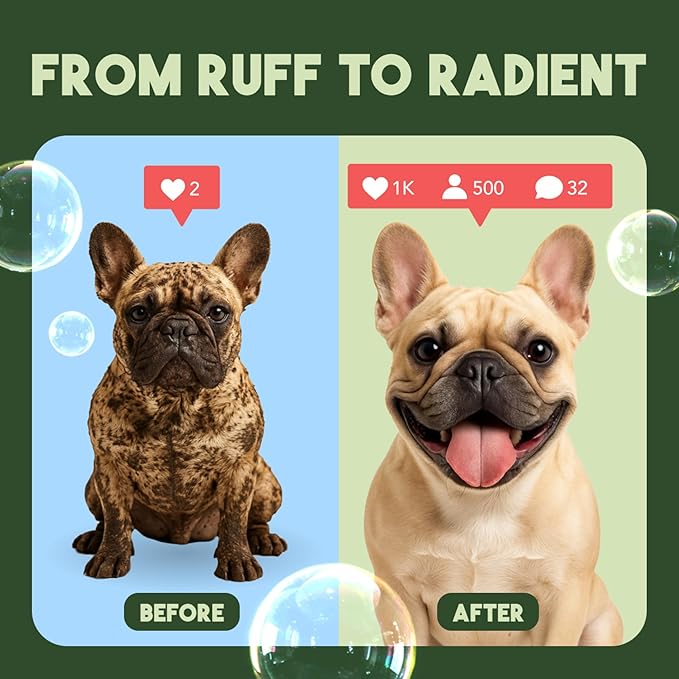 TropiClean Gentle Puppy Shampoo, Dog Shampoo for Allergies & Sensitive Skin, Made in USA, Gentle Coconut Scent, Safe for Cats & Kittens, 20oz