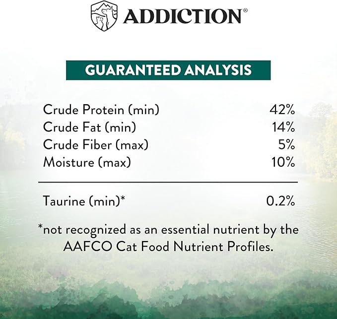 Addiction Wild Islands Island Bird Dry Cat Food, Premium Duck, Turkey & Chicken Recipe with High-Protein & Grain-Free Formula for Feline Health - 10lbs