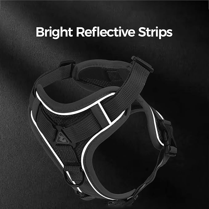 Cat Harness and Leash Set Escape Proof Tactical Small Kitten Harness Emotional Support Cat Vest, Grey, S