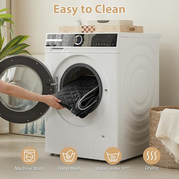 WNPETHOME Orthopedic XL Dog Beds Large Sized Dog, Waterproof Extra Large Dogs Bed with Removable Washable Cover, Multi-Needle Quilting Dogs Crate Bed