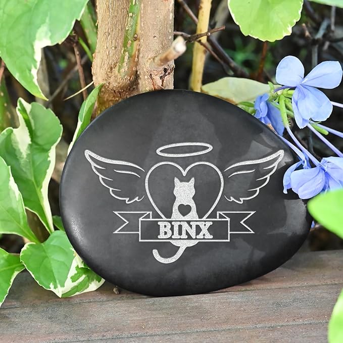 Cat Loss Stone, Pet Memorial Stones for Cats, Cat Sympathy Gifts, Loss of Cat Gift, Pet Loss Gifts, Cat Condolence Gift, Cat Memorial Gifts, Cat Keepsake Memorial, Cat Bereavement Gifts