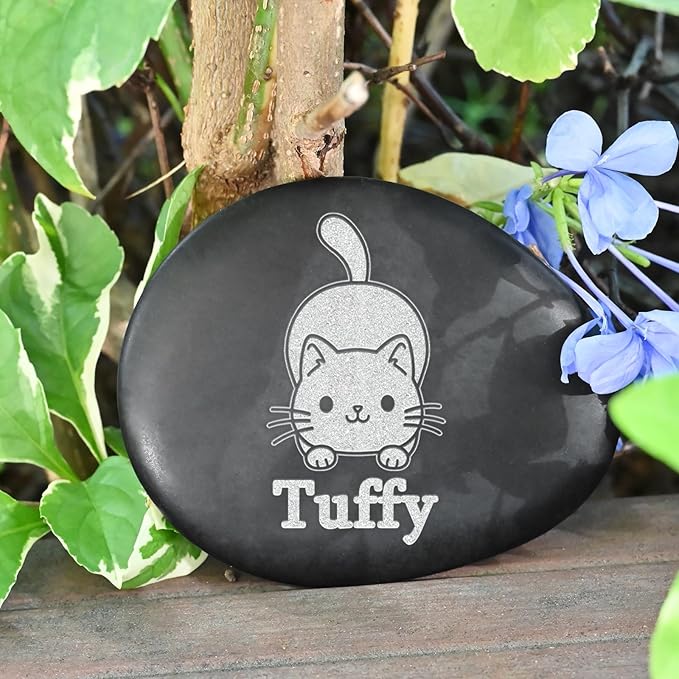 Cat Loss Stone, Personalized Cat Memorial Stone, Loss of Cat Sympathy Gift, Pet Memorial Gifts for Cats, Cat Condolence Gift, Cat Memorial Gifts, Cat Loss Keepsake, Cat Bereavement Gifts