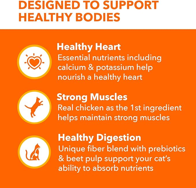 IAMS Proactive Health Adult Healthy Dry Cat Food with Chicken, 22 lb. Bag