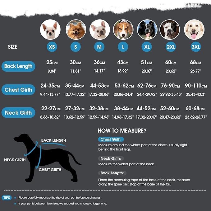 ASENKU Dog Winter Coat, Fleece Doggie Jacket Plaid Reversible Vest Waterproof Windproof Cold Weather Clothes for Small Medium Large Dogs (Blue, XL)