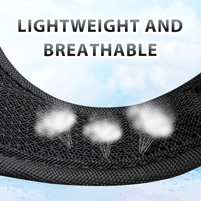 BARKBAY No Pull Dog Harness 3 Buckles Large Reflective Dog Harness with Front Clip and Easy Control Handle for Walking Training Running with ID tag Pocket(Black,S)