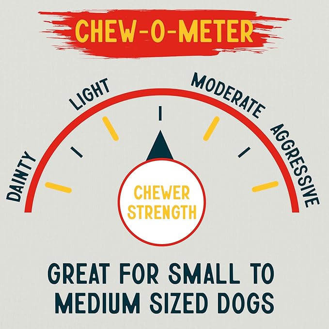 Canine Chews Small Rawhide Twists for Dogs - Pack of 100 5" Dog Treat Stick Twist Beef Dental Chew Dog Toy for Small Dogs and Puppies - Natural Dog Rawhide Sticks