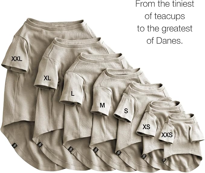 Toby II - The Perfect Tee, 3 Pack Short Sleeve Pet T-Shirt 100% Organic Cotton Tees Clothes for Small, Medium, Large Dogs, Sage Camo, Medium