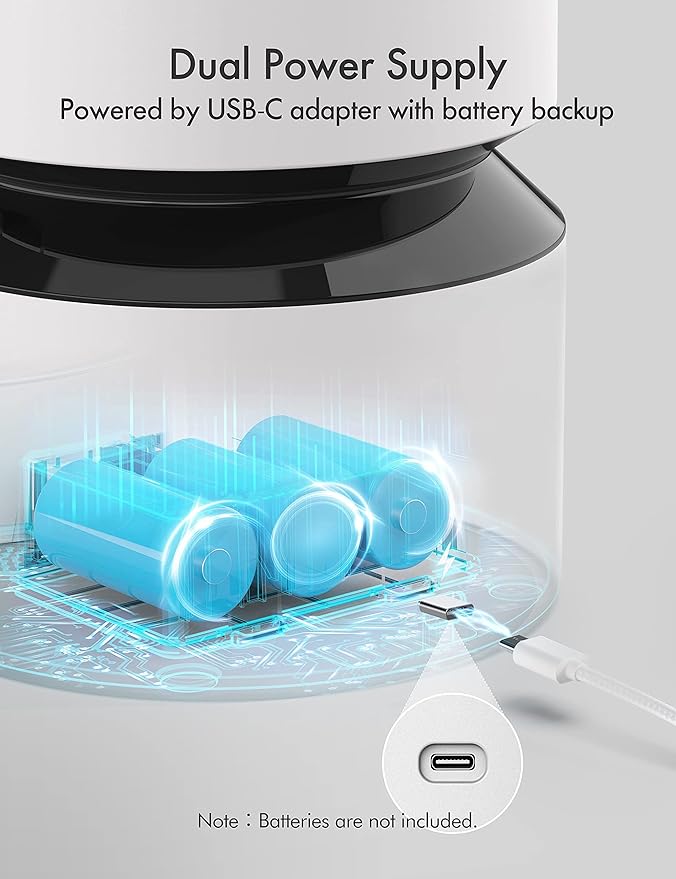 PETLIBRO Automatic Cat Food Dispenser for 2 Pets 5L Auto Dog Feeder Dry Food Dispenser with Splitter & 2 Stainless Bowls, 10s Meal Call and Timer Setting 50 Portions 6 Meals Per Day, Dual Tray Feeder