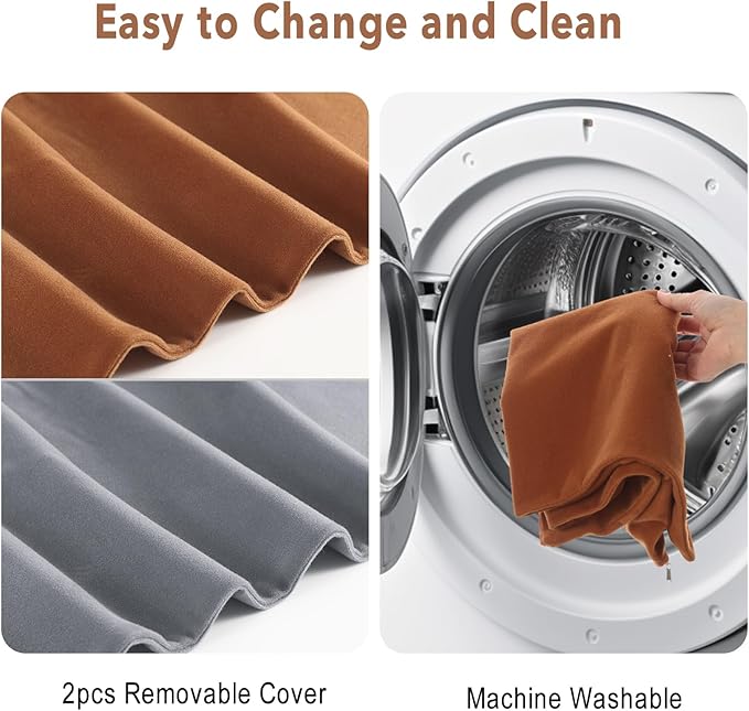 On/Off Switch Electric Pet Heating Pad with Chew Resistant Cord and 2PCS Machine Washable Cover,Indoor Heated Pet Bed Warmer,for Cat Beds and Dog Beds 75x40CM