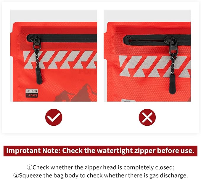 RHINO RESCUE Small First Aid Kit Ultralight Waterproof Medical Kit for Hiking, Backpacking, Cycling, Travel, Vehicles, 114pc