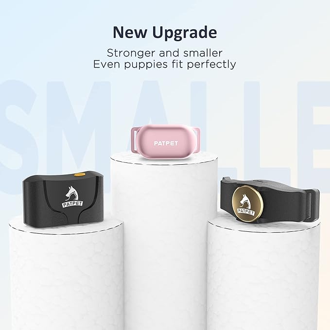 PATPET Electric Dog Shock Collar for Small Medium Large Dogs - 3 Safe Modes, Rechargeable Waterproof E Collar (8-120 lbs)