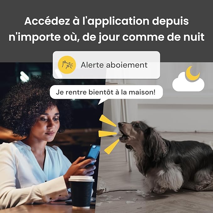 Furbo 360° Dog Camera: Pet Security Cam w/Barking Alerts, Rotating View, Treat Toss w/Phone App, Smart Home Puppy Monitoring, 2-Way Speaker, No Subscription Needed. Standard See, Talk, & Toss Features