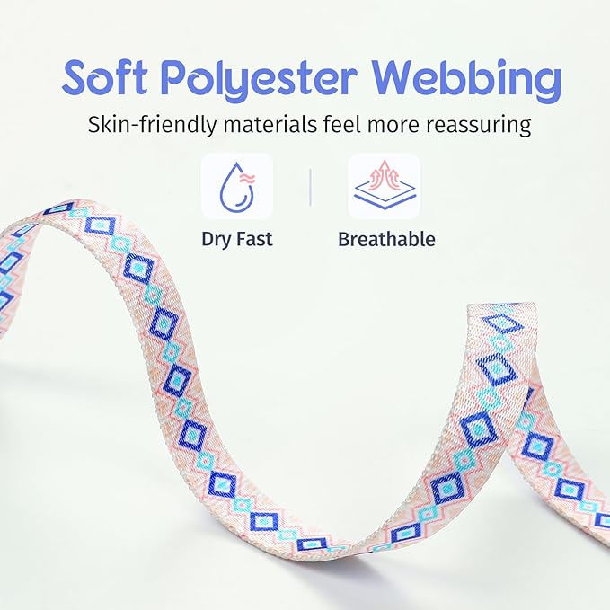 Dooradar Cat Harness and Leash, Escape Proof Adjustable Kitten Vest, Lightweight Soft Pet Straps, Easy Wearing for Small Medium Kitty Safe Walking Travel Control, White, M