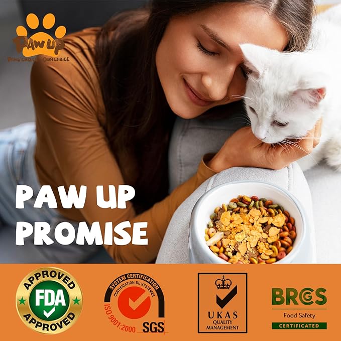 PAWUP Freeze Dried Cat & Dog Treats, Natural Quail Egg Yolk, Single Ingredient, High-Protein Pet Snacks for Skin & Coat Health, No Artificial Additives, 9.2 oz