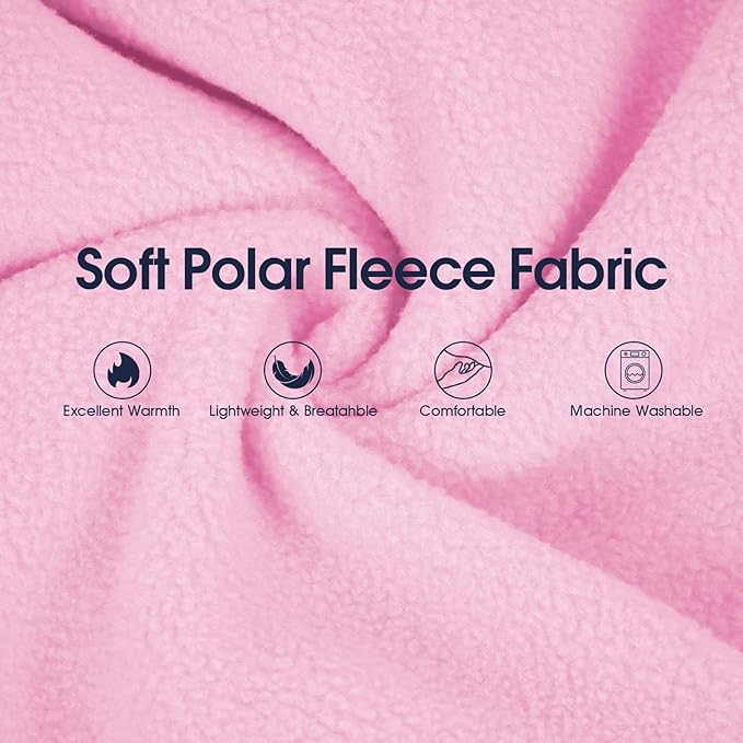 IECOii Warm Dog Hoodie for Large Dogs, Extra Large Dog Hoodie Fleece Vest with Leash Hole & Pocket, Big Dogs Sweatshirt for Giant Breed, Pullover Sleeveless Great Dane Sweater, Pink, 4XL