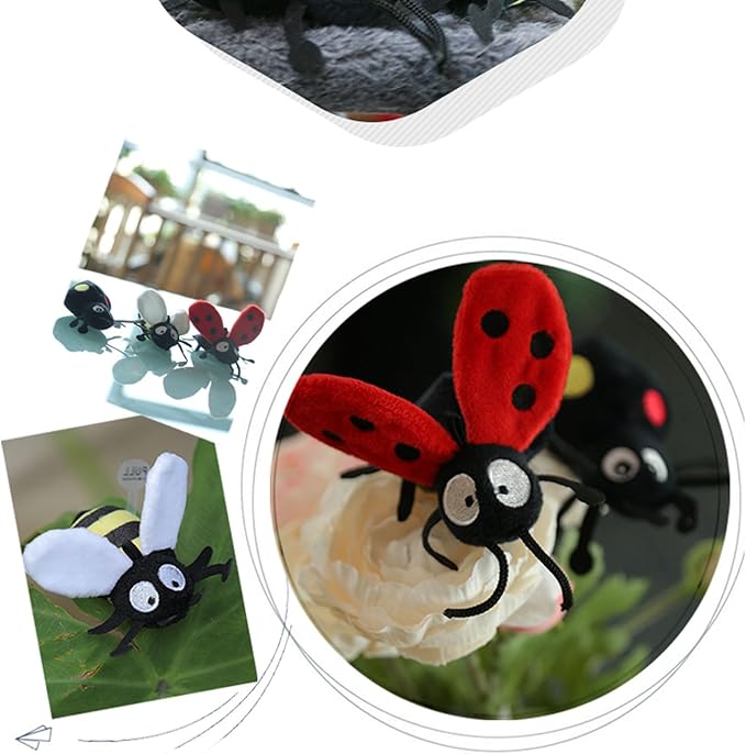 Cat Toys for Indoor Cats Satisfy Cat's Natural Hunting Instinction Catnip Soft Interactive Chirp Toys for All Breeds Indoor Cats， 3pcs （3 Pack）