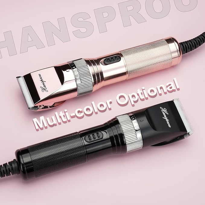 Dog Clippers for Grooming,Upgraded 36V Heavy Duty Dog Clippers,Professional Pet Hair Trimmer for Thick Coat,Corded Pet Clipper with Guard Combs Brush