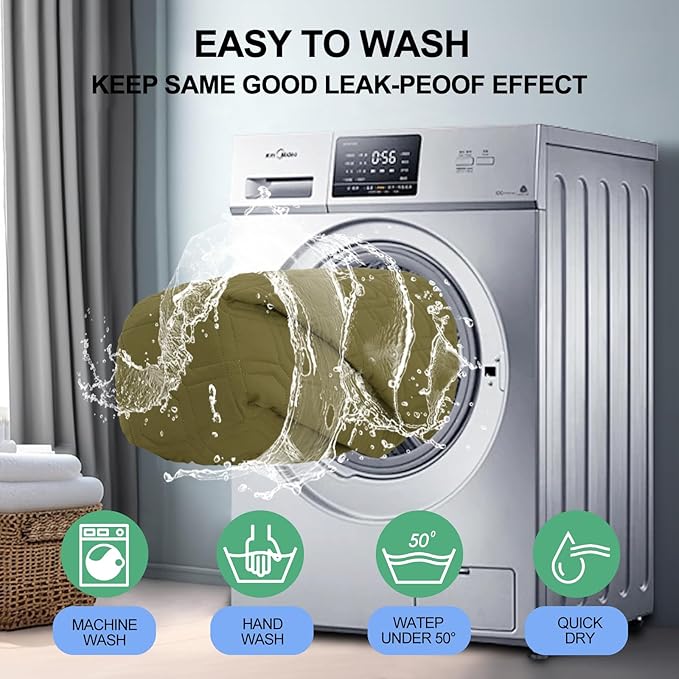 Smiry Waterproof Dog Blanket, 68x82 Inch Soft Pet Bed Cover Reversible, Washable Sofa Couch Furniture Protector for Small Medium Large Dog Puppy Cat, Geometric, Green/Navy