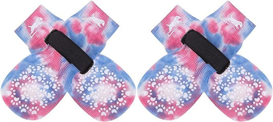 EXPAWLORER Anti Slip Dog Socks to Prevent Licking Paws, Dog Shoes for Hot Pavement, Dog Booties for Small Medium Large Senior Dogs, Traction Control Dog Boots & Paw Protectors for Hardwood Floors