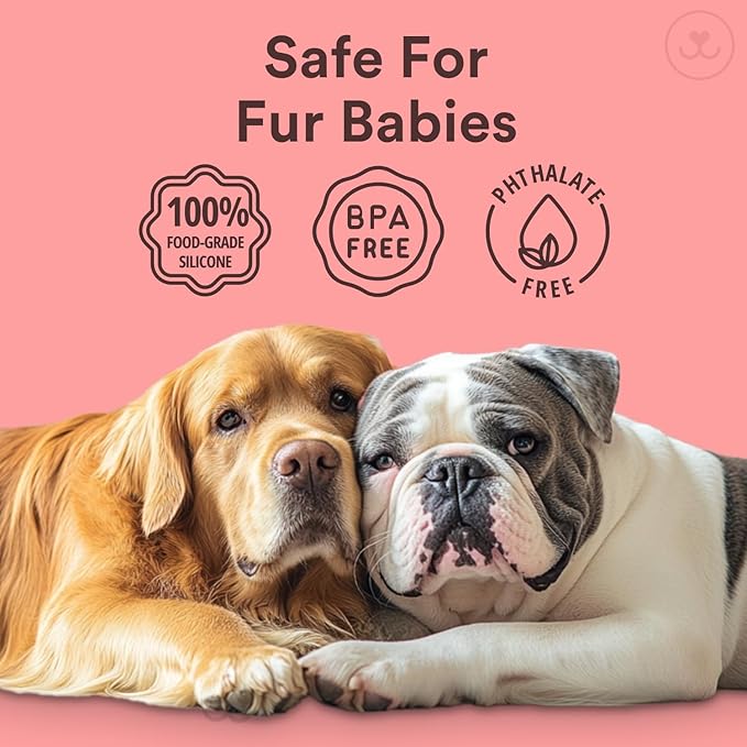 Jasper Large Dog Toothbrush, 360 Degree Pet Tooth Brushing Kit, Cat Toothbrush, Canine Dental Care & Teeth Cleaning Kit, Pet Finger Tooth Brush, Use with Dog Toothpaste, 2-Pack Navy-Blue Large