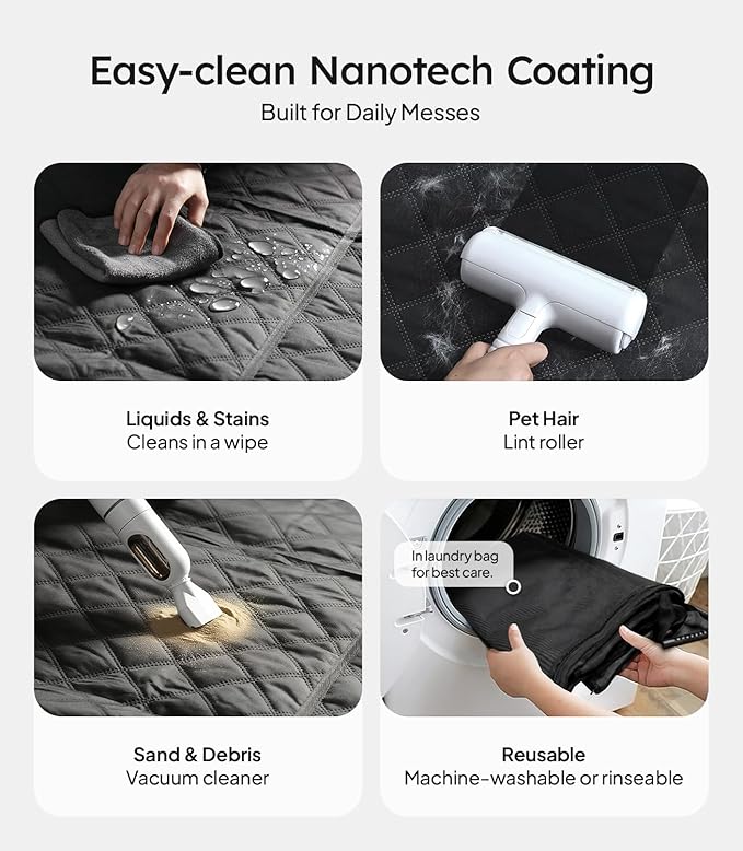 Wigoo Dog Car Seat Cover for Back Seat, 450lbs Full Hardbottom Dog Hammock, Heavy Duty Waterproof Car Bed Extender for 2-3 Medium Dogs, Backseat Protector for Sedan/Medium-Truck, Size-L, Black+Orange