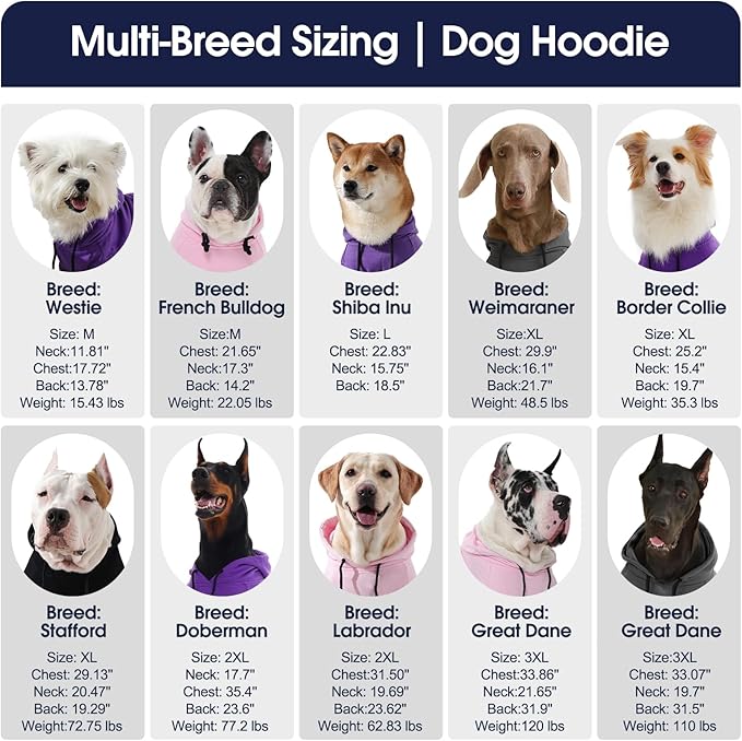 IECOii Large Dog Hoodie, XL Dog Sweater for Large Dogs Girl Hooded Sweatshirt,Spring Fall Dogs Pullover for Beagle, Border Collie, Indoor Cozy & Outdoor Play, Pink, XLarge (No Fleece Lined)