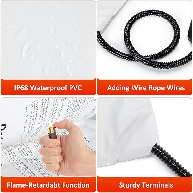 Cat Heating Pad, Waterproof Heated Cat Dog Bed with Adjustable Temperature & Timer, Electric Pet Mat for Indoor Cats Dogs, Chew Resistant Steel Cord（Large : 35"x24" Brown）