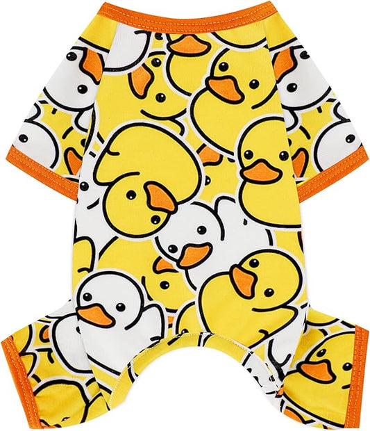 Dog Pajamas for Small Dogs Boy Girl, Dog Clothes Tiny Chihuahua Yorkie Spring Summer Shirt, Cute Puppy Outfit Pjs Jumpsuit Cat Onesie Apparel Pet Clothes