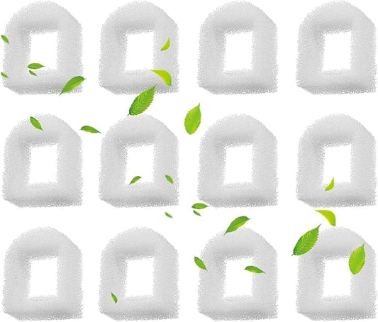 Cat Water Fountain Foam Filters, Compatible with Multiple Pet Fountain Dispenser Sponge Filters (12 Pcs)