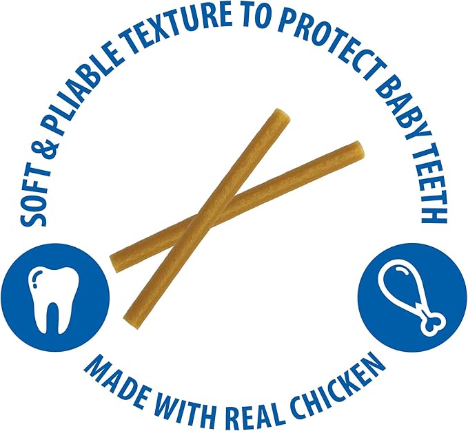 N-Bone Puppy Teething Treats,Chicken, 3.74 oz (111150) (Pack of 2)