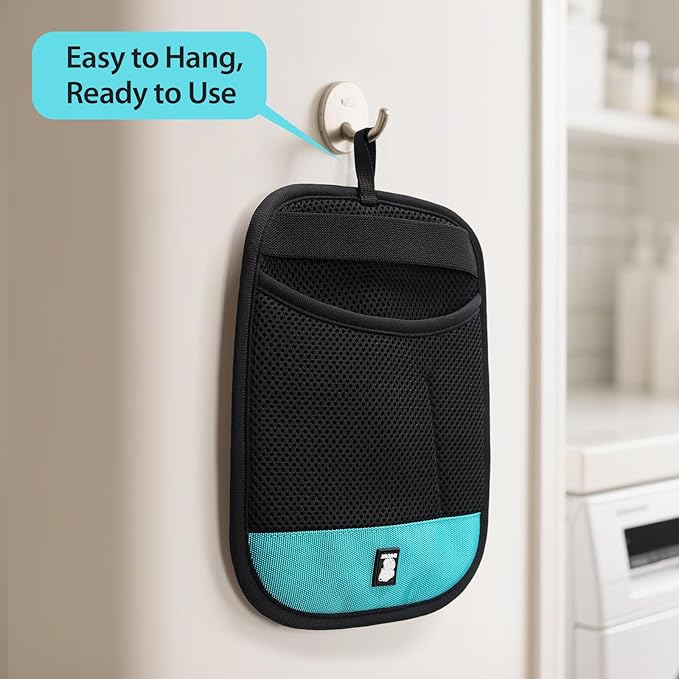 Dotoner Pet Hair Removal Glove Pet Hair Remover for Dogs & Cats Comfortable Fit Durable Pet Grooming Glove Easy to Use Pet Hair Mitt for Furniture Car and Home