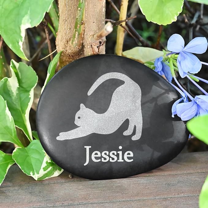 Personalized Cat Memorial Stones, Loss of Pet Gifts, Pet Memorial Gifts, Sympathy Gifts for Loss of Cat, Pet Memorial Garden Stones, Cat Memorial Gifts for Loss of Cat, Cat Remembrance Gifts