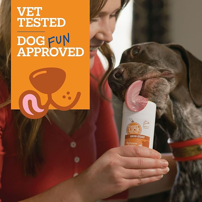 Twist + Lick Well Gel Aller-Immune and Skin and Coat Supplement 2.3 oz