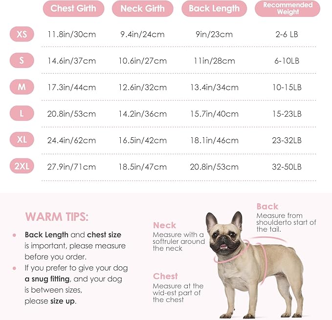 KOESON Dog Sweaters, Warm Medium Dog Sweater Girl and Boy, Turtleneck Christmas Sweaters for Medium Size Dogs, Easy On Pet Xmas Sweaters with Sleeves for Beagle, Dachshund, Boston Terrier, Pink, M