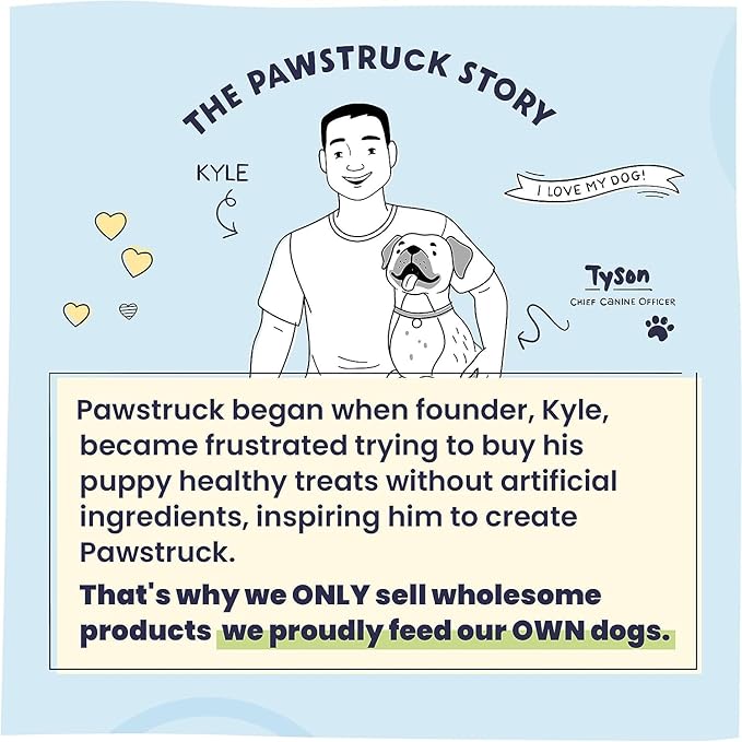 Pawstruck Natural 5-7" Beef Collagen Sticks for Dogs – Long-Lasting Rawhide Alternative, High Protein & Low Fat with Chondroitin & Glucosamine – 5 Pack