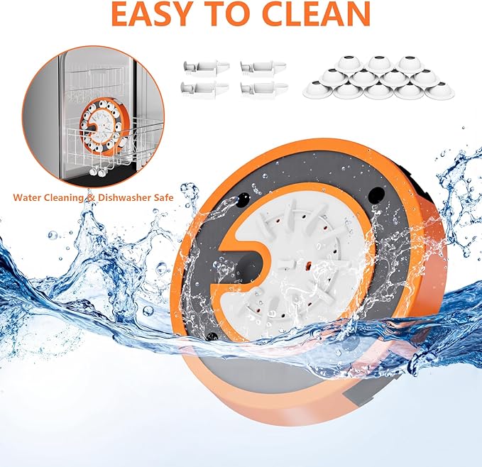 Dog Puzzle Toy, Level 3 in 1 Brain Mental Stimulation Dog Puzzles for Smart Dogs, Interactive Treat Dispenser Cognitive Enrichment Toys Puppy Puzzle Game for Mind Boredom-13.31"x13.31" Orange