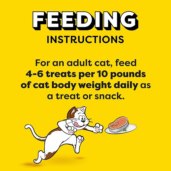 Temptations Tender Fills Crunchy and Soft Adult Cat Treats, Grilled Salmon Flavor, 2.1 oz. Pouch (Pack of 12)