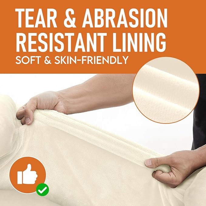 OhGeni Orthopedic Dog Couch Pet Sofa Large Sized Cat Beds with Comfort Foam Support, Soft Comfortable Fabric, Machine Washable Waterproof Removable Cover, 35-Inch (Orange)