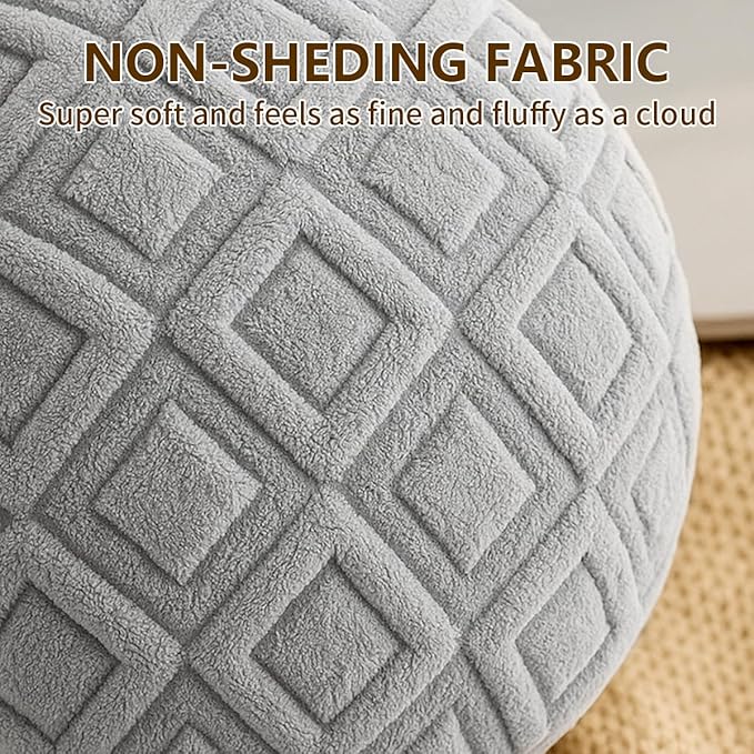 ShinHye Cat Bed - Washable Donut Bed for Cats and Small Dogs, Calming Round Pet Bed with Non-Slip Bottom, Indoor Comfort for Puppy & Kitten(LX-Grey-32x32)